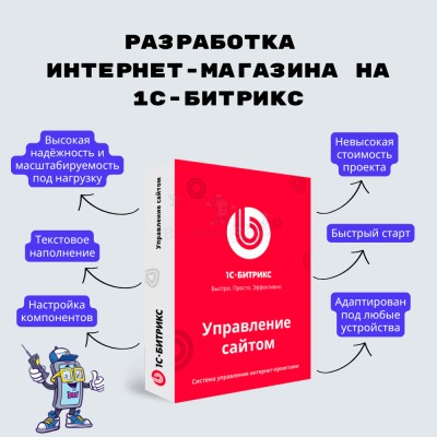 Разработка интернет-магазина на 1С-Битрикс - купить в Русском Ильчикеево